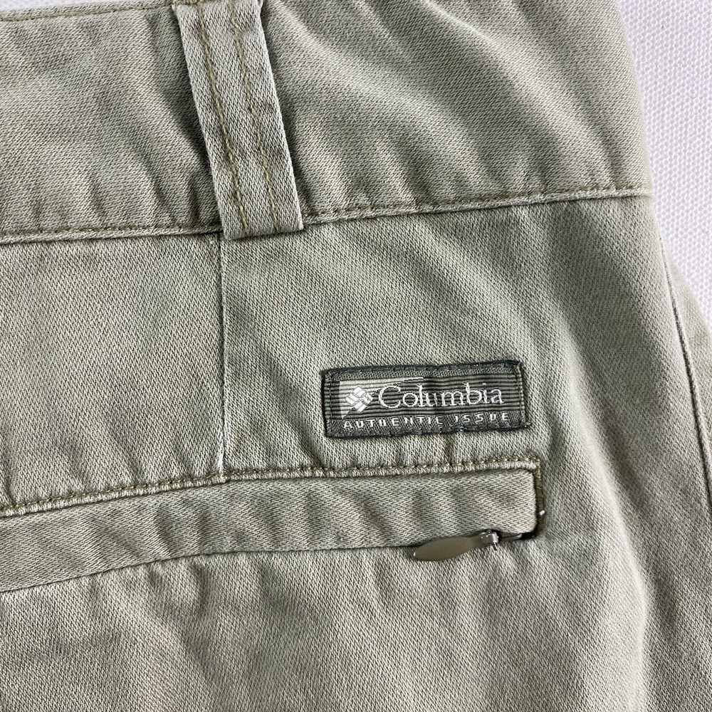 Columbia Pants Womens 12 Tan Chino 27" Inseam Cotton Polyester Hiking READ